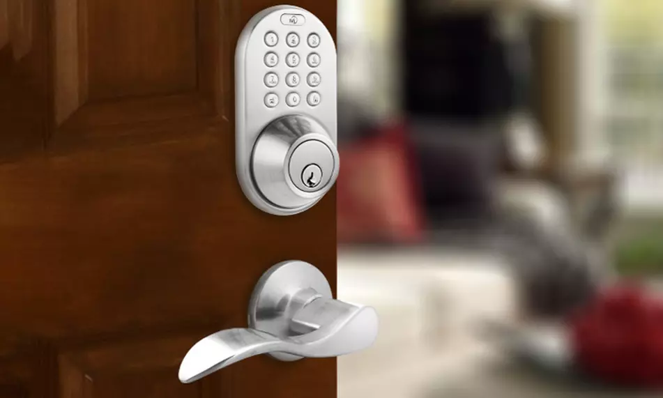 MiLocks Keyless Entry Deadbolt and Lever Combo - Primary Image