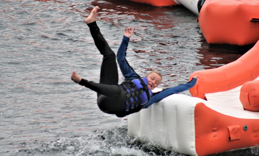 Image 5: 50-Minute Aqua Park Session with Wetsuits at Lagoona Park