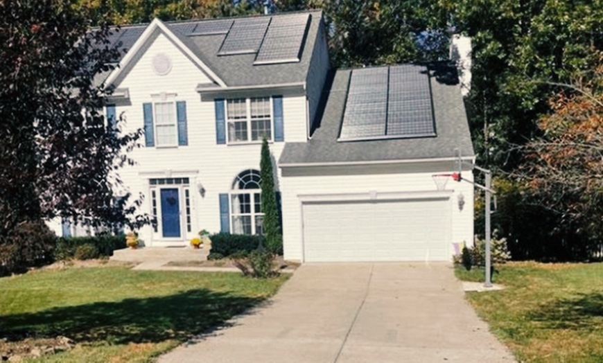 Image 6: Solar Panels Washing for One-Story & Two-Story Homes Up to 30 Panels 