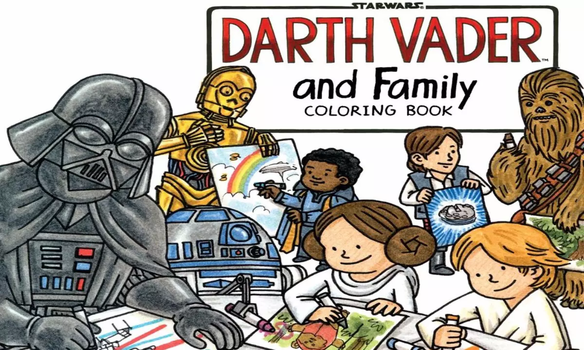 Darth Vader and Family Coloring Book - Primary Image