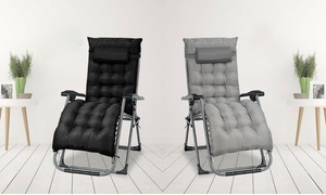 Zero Gravity Reclining Chair With Cushion And Pillow.