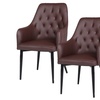 Image 8: Upholstered Dining Chairs Set
