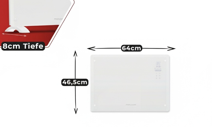Image 23: Calentador convector de vidrio de Proficare