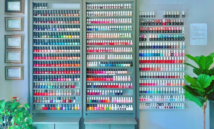 Image 7: Manicure and Pedicure Combo with Collagen Mask, Reflexology & More