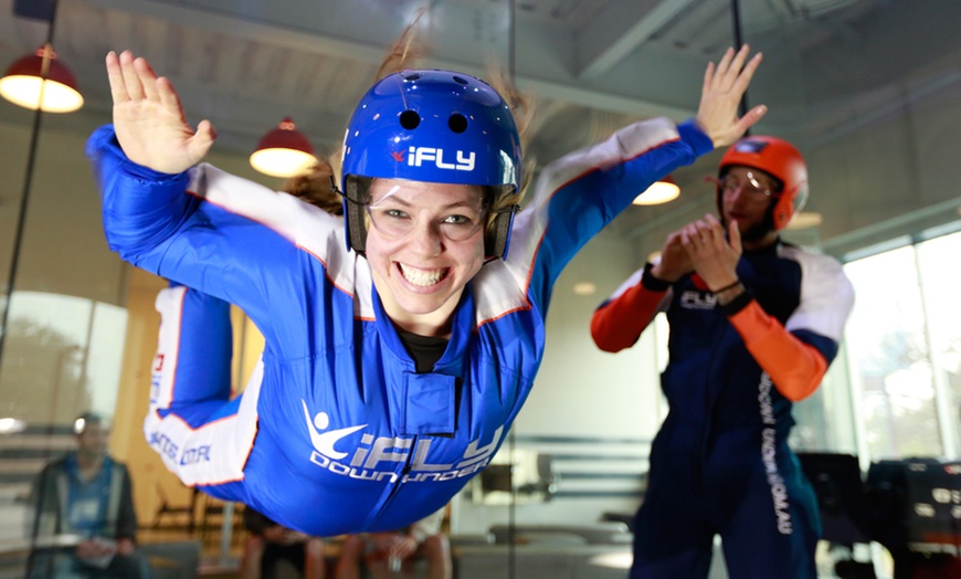 Image 3: 2 Indoor Skydiving Flights