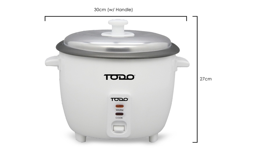 Image 11: TODO Steel, Slow or Rice Cooker w/ Ceramic Bowl/ Cup/ Tray