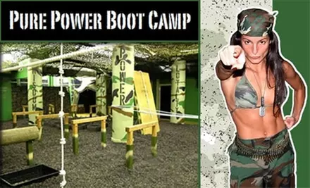 $89 for Six Sessions and T-shirt at Pure Power Boot Camp ($283 Value). Choose from Two Locations. - Primary Image