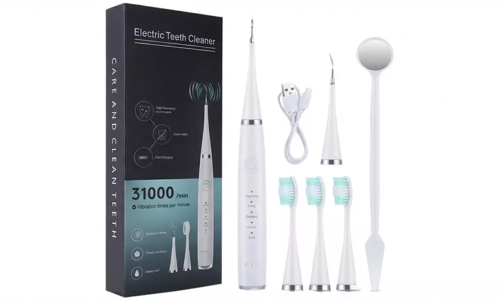 Dispositivo 2-in-1 per la pulizia dentale