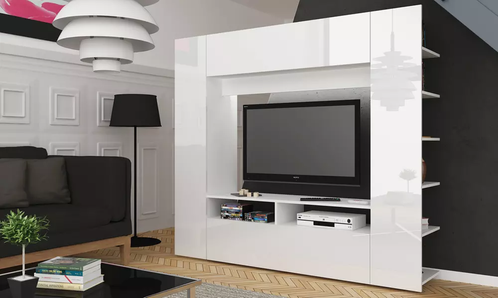 Eli Entertainment Wall (£229) With LED Lighting (£259) With Free Delivery (62% Off) - Primary Image