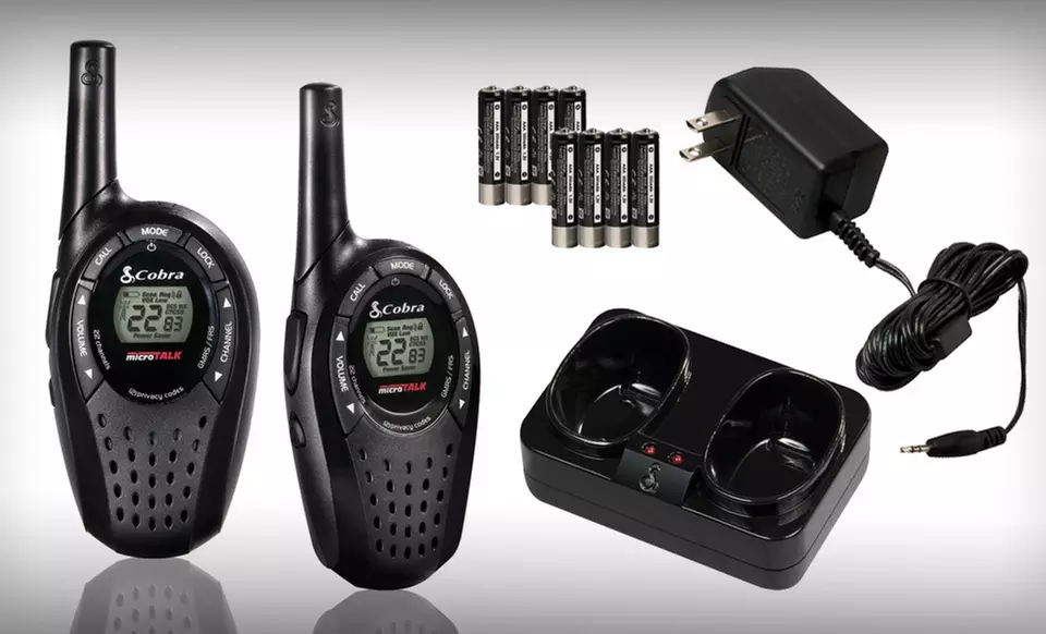 Cobra MicroTalk Two-Way Radios with 16- or 20-Mile Range Capacity (Up to 52% Off). Free Shipping and Free Returns. - Second Medium