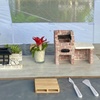 Image 1: Miniature Build Party Zen Garden/Wall Build (Up to 10 Participants)