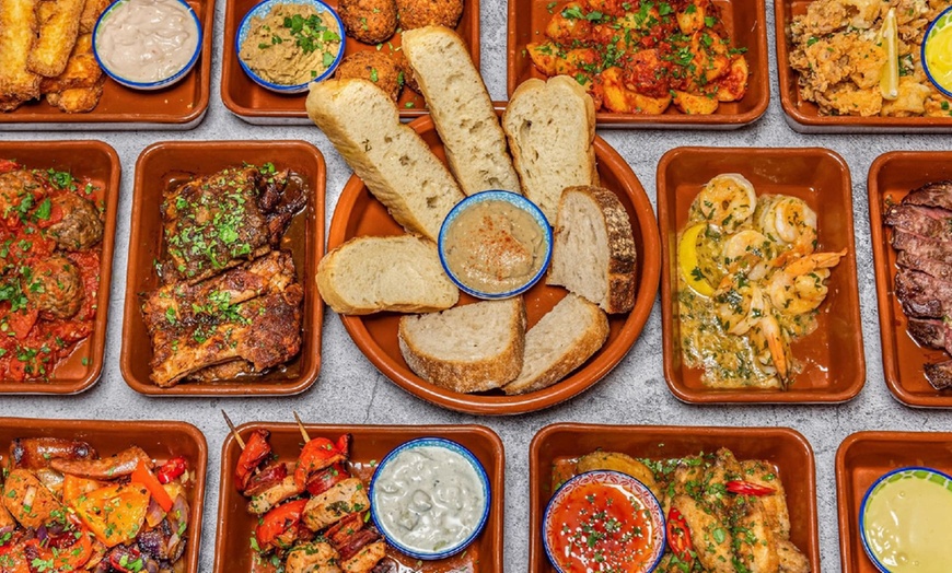 Image 1: Enjoy Mediterranean Cuisine with Tapas & Cocktails or Wine at La Mias