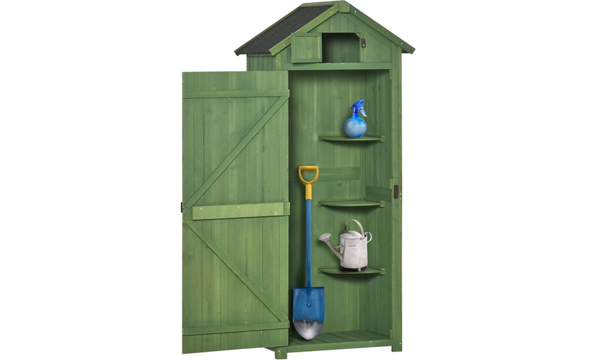 Image 8: Utility Outdoor Small Wooden Shed in choice of colours