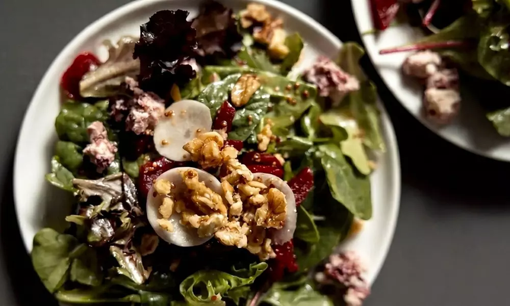 Farm-Fresh Dining Experience with Dinner, Breakfast, or Credit