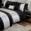 Image 1: Capri Velvet Touch Duvet Set with Diamante Trim