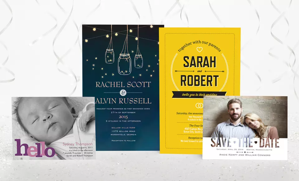 $49.99 for $100 Toward Custom Invitations and Announcements from Vistaprint - Primary Image