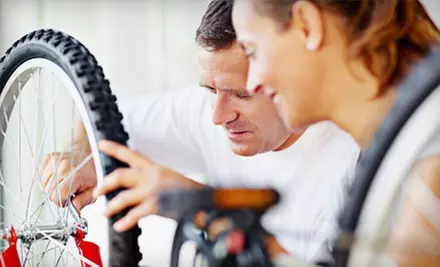 Basic Bicycle Tune-Up or $25 for $50 Worth of Cycling Accessories and Apparel at Lake Travis Cyclery  - Primary Image