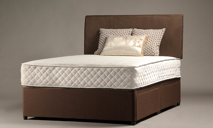 Image 3: Divan Bed and Mattress