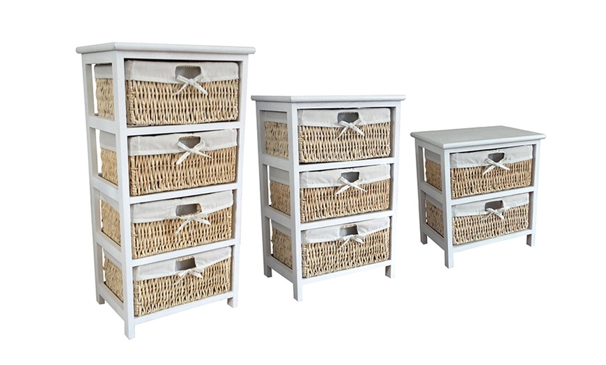 Image 1: Cabinet with Basket Drawers 