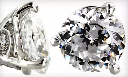 $89 for Tacori IV Sterling-Silver Earrings at Kassab Jewelers ($178 Value) - Primary Image