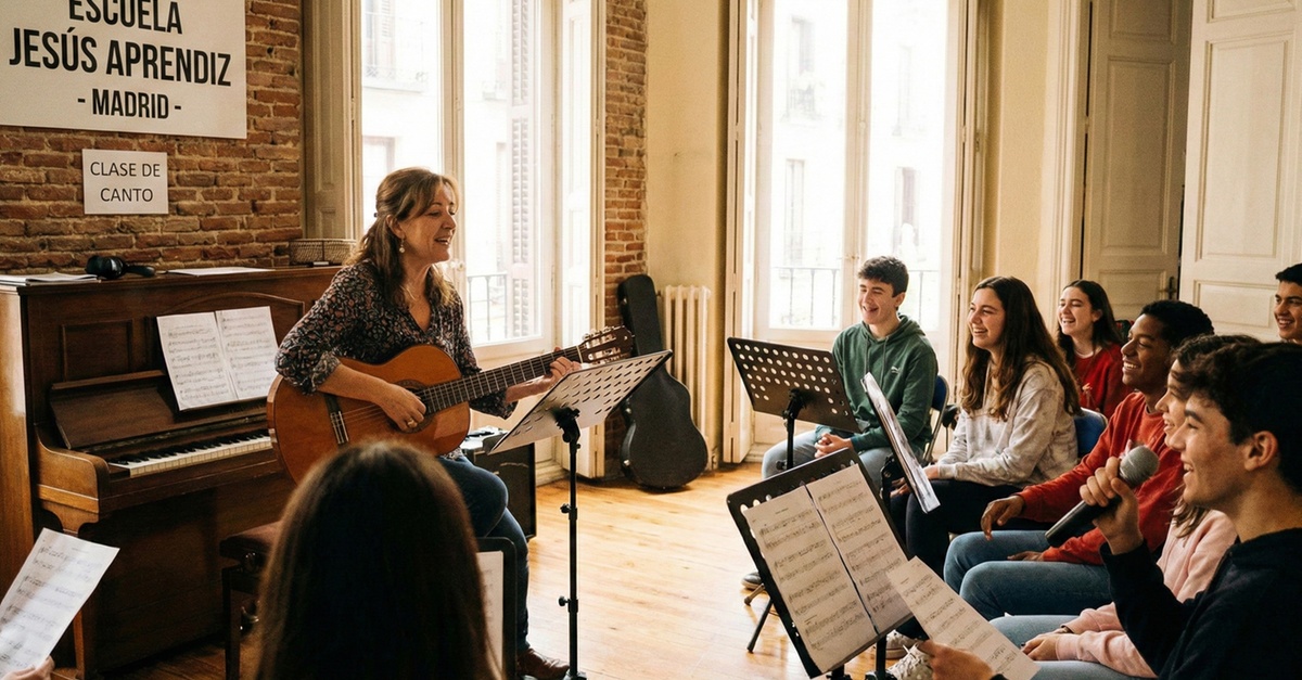Curso de canto, piano o guitarra en Madrid