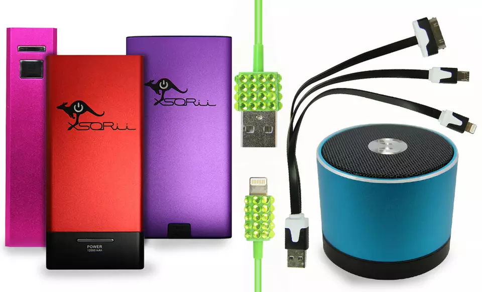 Battery-Charging Devices or Bluetooth Speakers from Battery on the Go  (Up to 73% Off). Six Options Available. - Primary Image