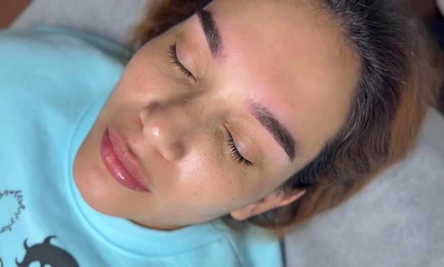 Image 2: A Permanent Eyebrow Microblading or Micro Shading/Combination Tattoo