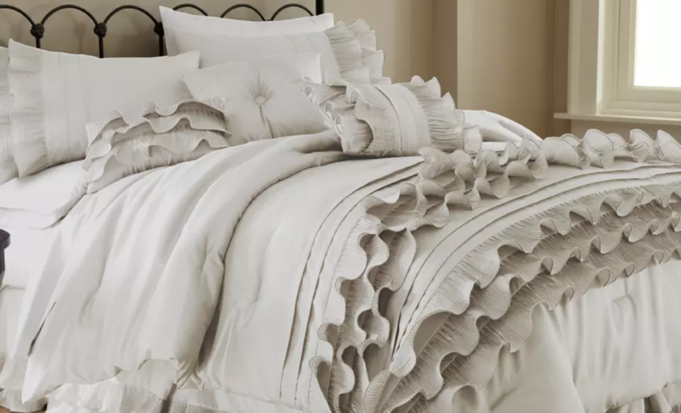 CHT Home 8-Piece Comforter Set. Multiple Sizes and Styles Available. Free Returns. - Second Medium