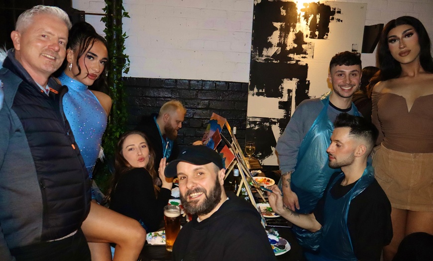 Image 9: Two-Hour Sip-and-Paint Sessions in a Lively Bar Setting
