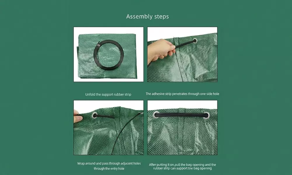 Large PP Fabric Storage Bag with Double Handles