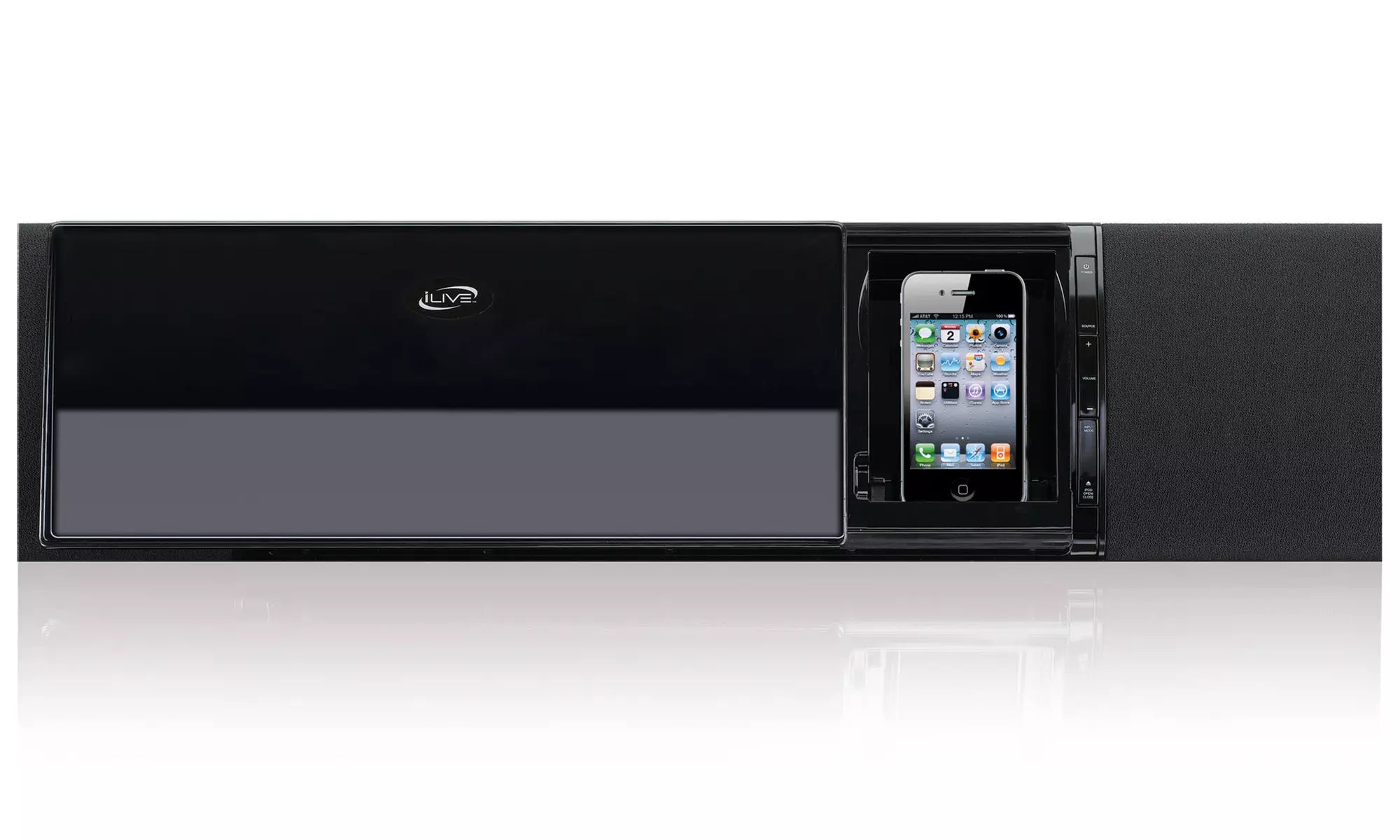 iLive 2.1-Channel DVD Sound Bar for iPod and iPhone with Built-in Subwoofer - Second Medium