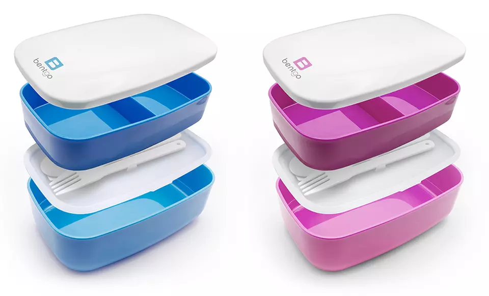 Bentgo All-in-1 Stackable Lunchbox 2-Pack. Multiple Colors Available. Free Returns. - Second Medium