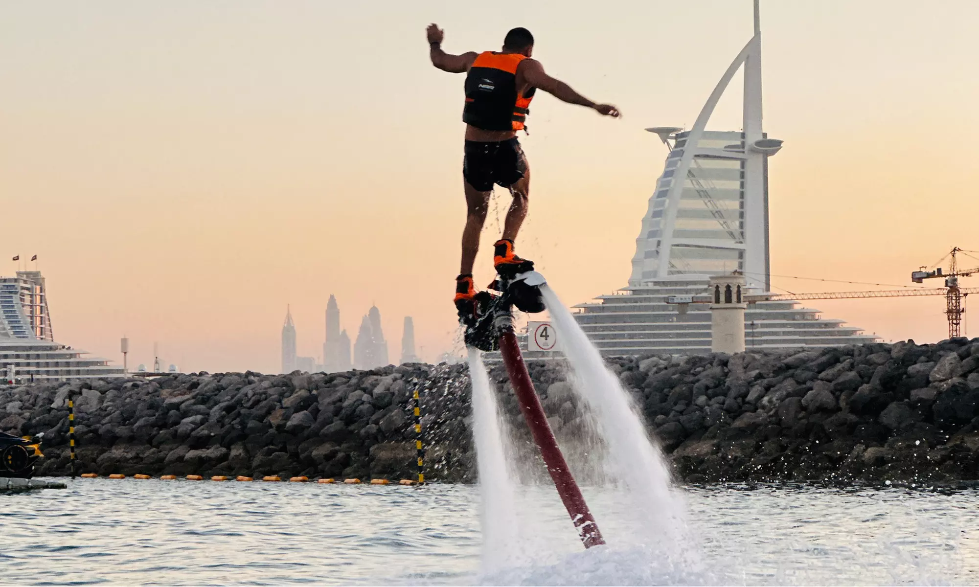 Experience 30-Minute Flyboard Weekdays or Weekend (Burj Al Arab View)