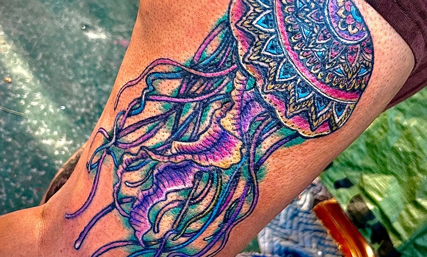 Image 2: Transform Your Skin with One, Three, or Five Hours of Tattoo Expertise