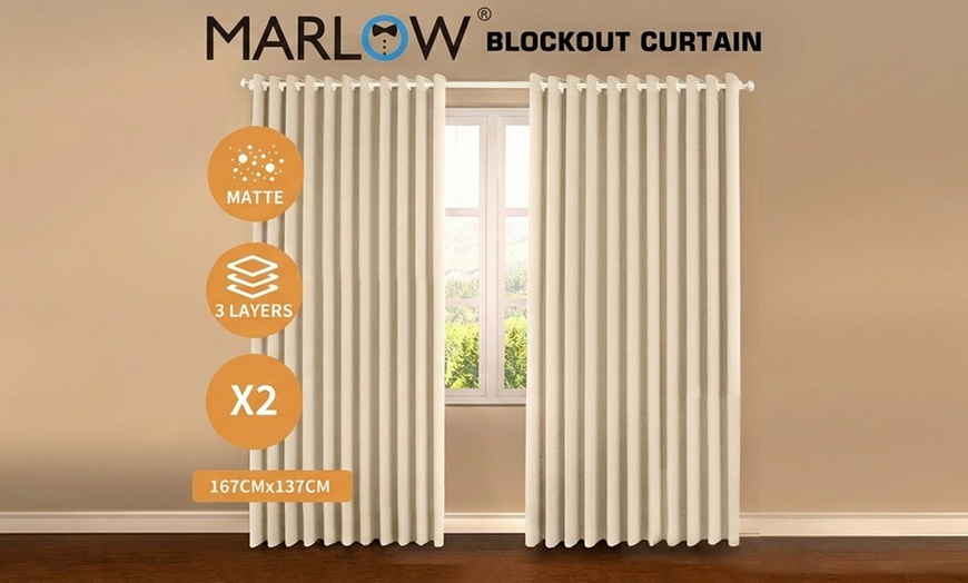 Image 37: Marlow Premium Curtains, Rods and Blackout Solutions