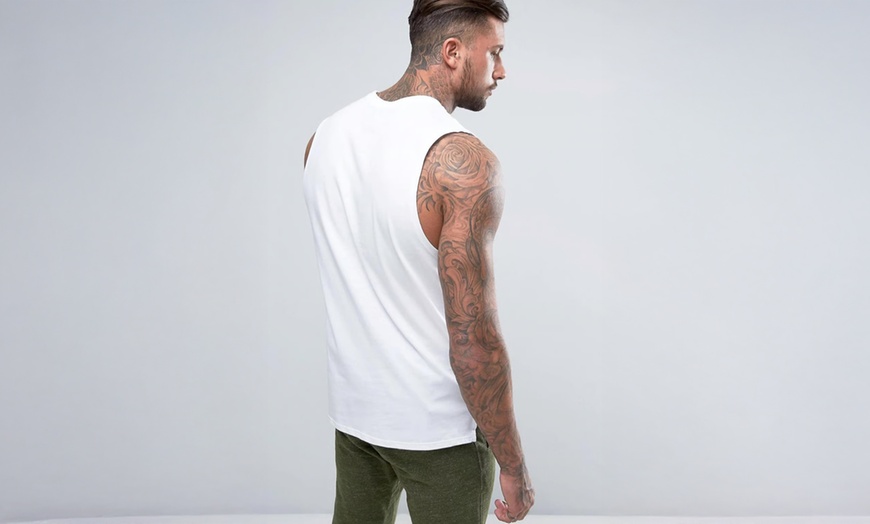 Image 11: Nike Men's Retro Big Logo Vest Tank Top