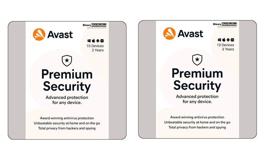 Image 1: Logiciel Avast Premium Security 2025 sur 10 appareils pour 2 ou 3 ans