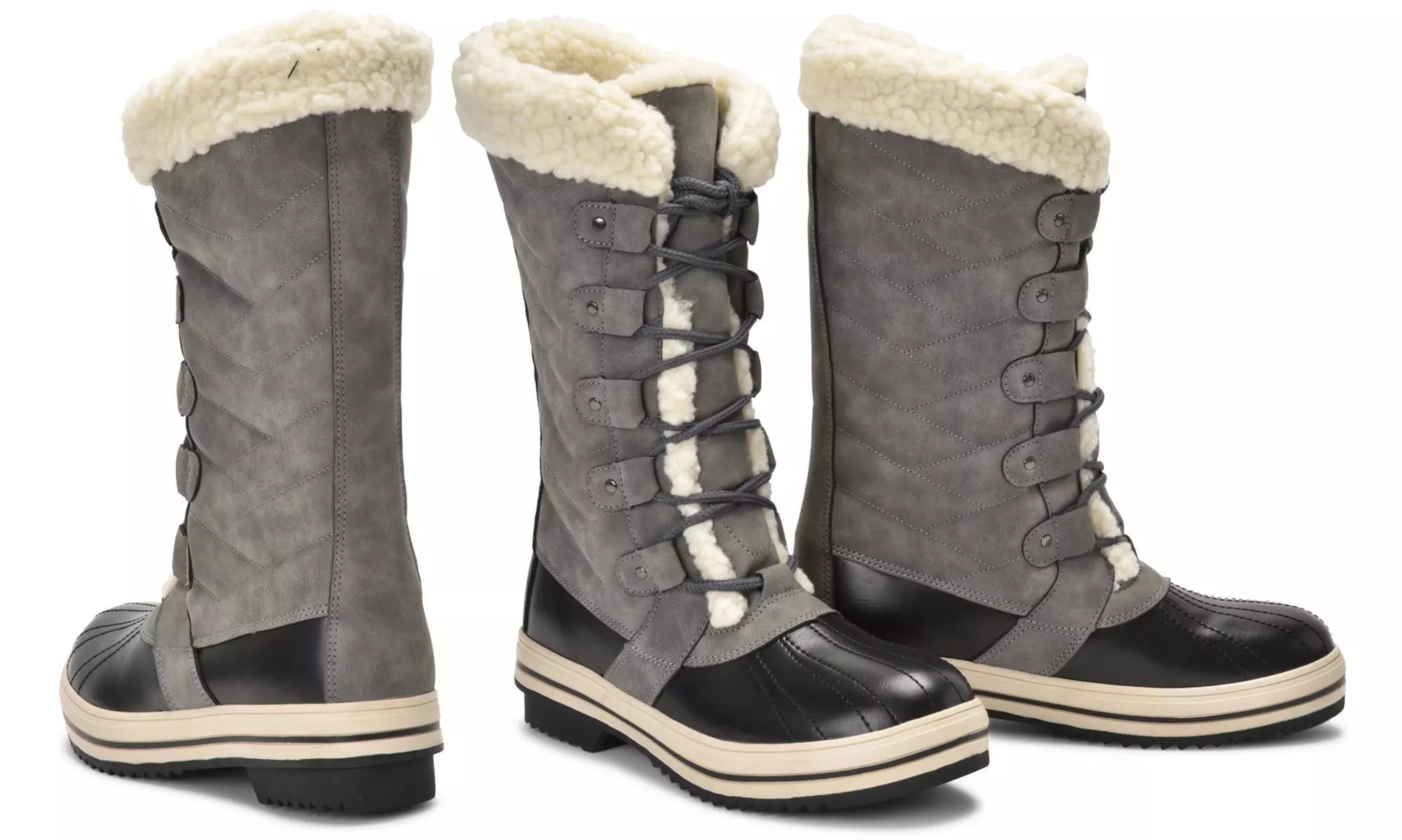 Sociology Freeze Women's Weather Boots with Shearling Trim | Groupon Exclusive (Size 6) - Primary Image