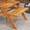Image 2: Outsunny Three-in-One Kid's Picnic Table