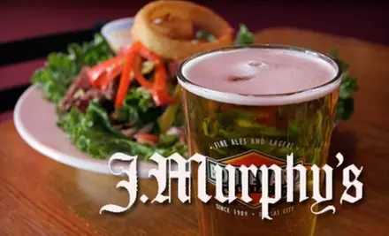 $10 for $20 Worth of Hearty Fare and Drinks at J. Murphy's Irish Pub in Shawnee - Primary Image