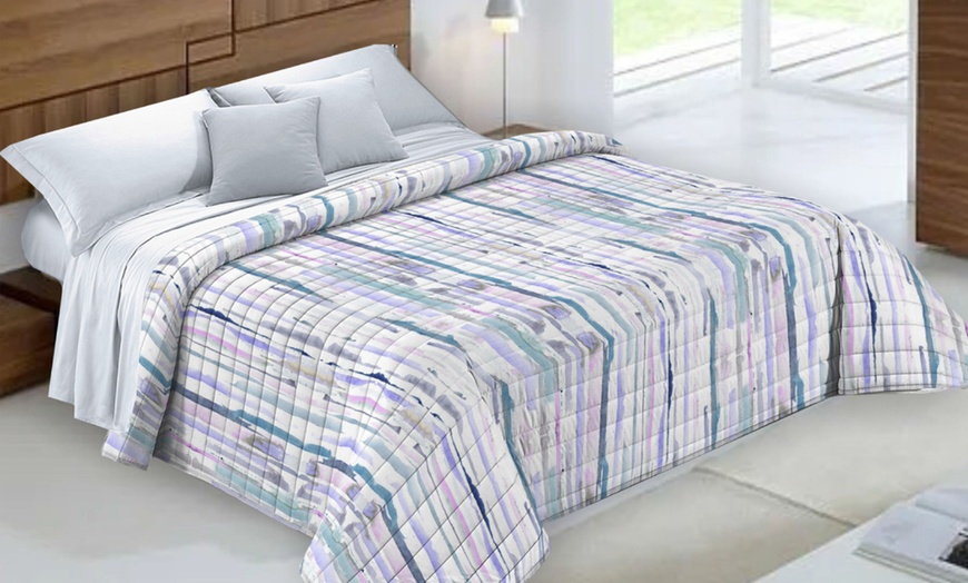 Image 5: Trapuntino estivo in microfibra Made in Italy