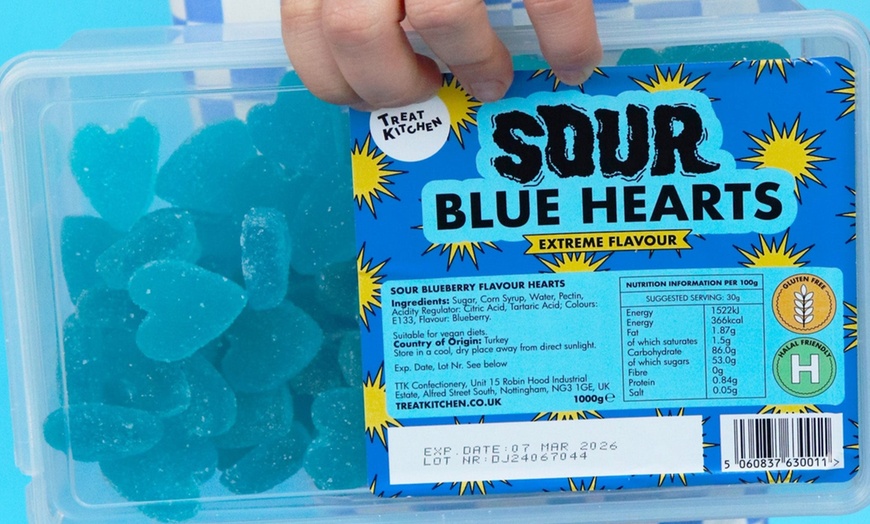 Image 3: TWO FOR £10 on 1KG TUBS of Gummies and Sour Sweets!  