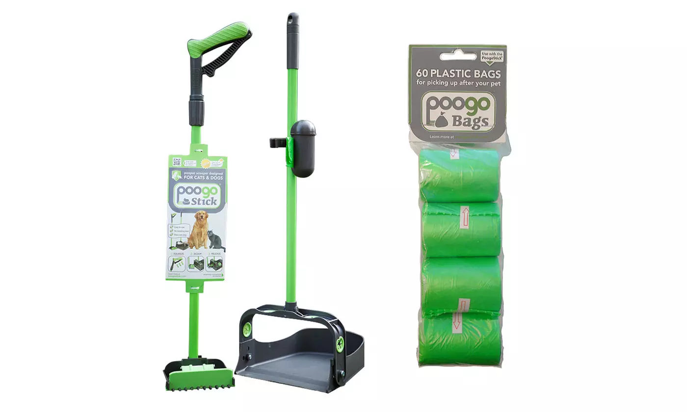 PoogoStick Pet Cleanup Stick and Pan or Bags  - Primary Image