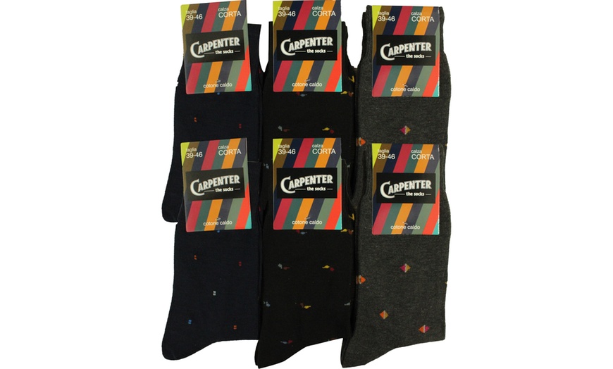 Image 21: Carpenter 6er- oder 12-Pack kurze oder lange Herren-Socken
