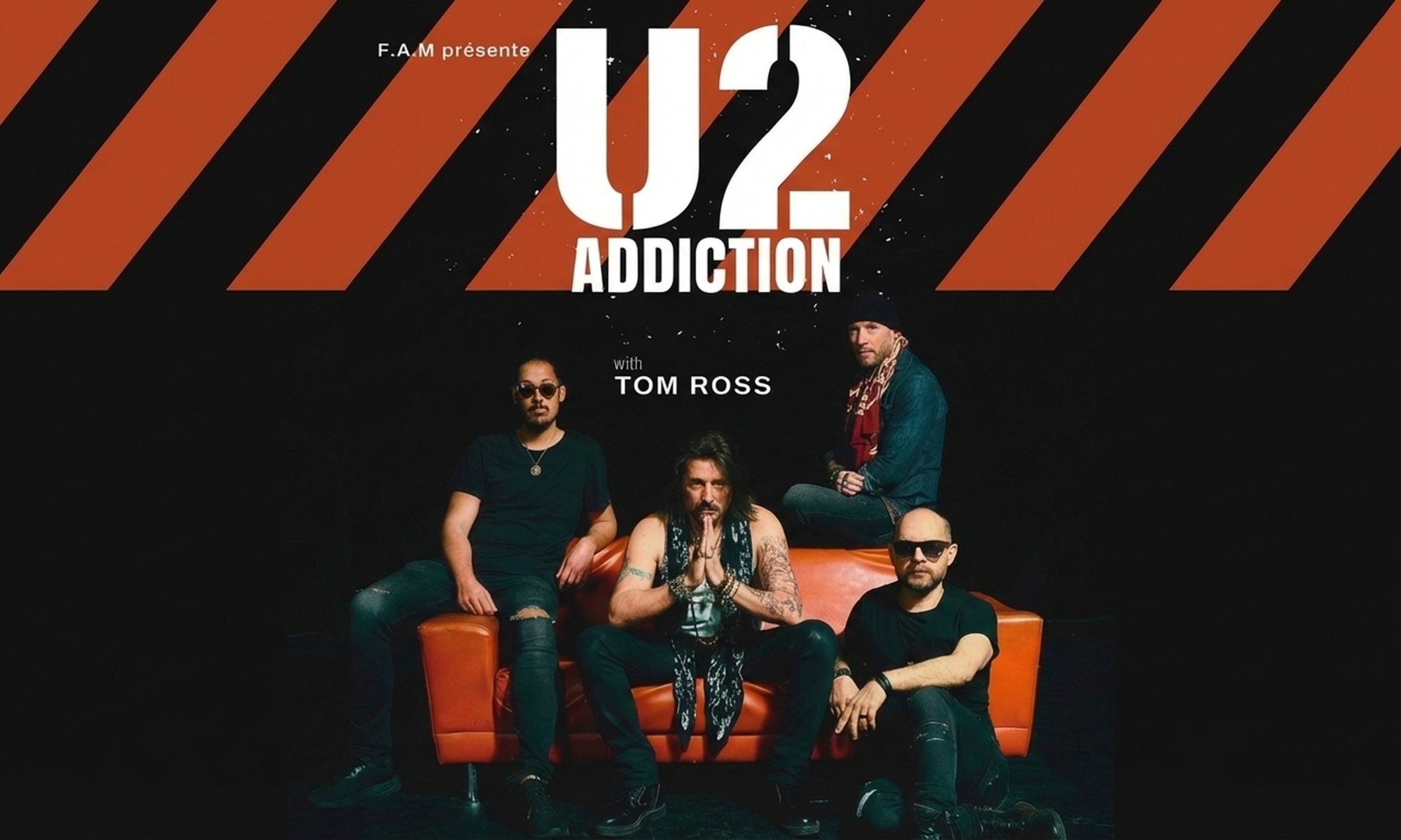 "U2 Addiction" au Kabaret Champagne Music Hall - le 27 mars à 20h30