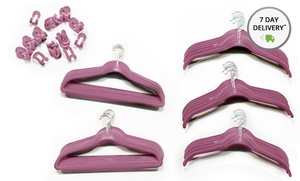 80-Piece Velvet Hanger Set