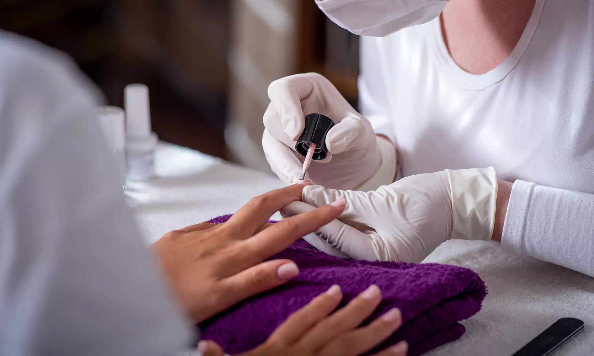 Classic & Gelish Manicure-Pedicure w/ Hair Wash, Blowdry & Spa Add-Ons