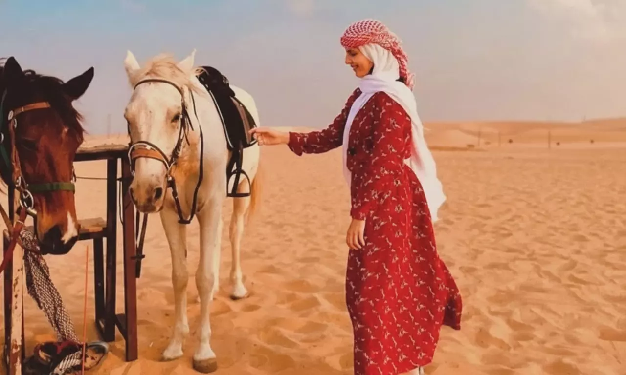 Dubai & Sharjah Desert Safari with Horse, Camel Ride or Quad Bike