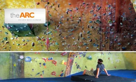 $30 for Two Intro-to-Bouldering Lessons from the Arcadia Rock Climbing Gym ($60 Value) - Primary Image