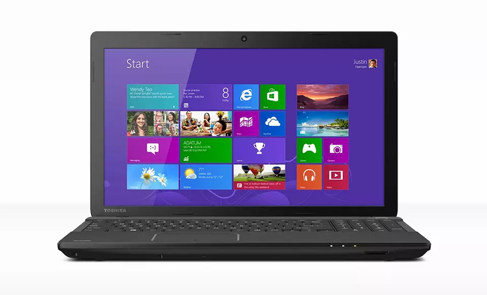 Toshiba Satellite 15.6" Notebook PC with a 500GB Hard Drive and 4GB RAM (C55D-A5240NR). Free Returns. - Primary Image